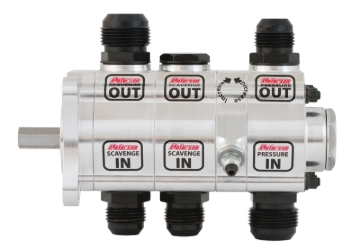 Picture of Peterson Fluid Systems R4 3-Stage Oil Pump - Left Side Mount - Rear Drive