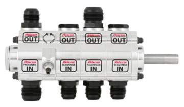 Picture of Peterson Fluid Systems R4 4-Stage Oil Pump - Left Side Mount - Rear Drive Drag