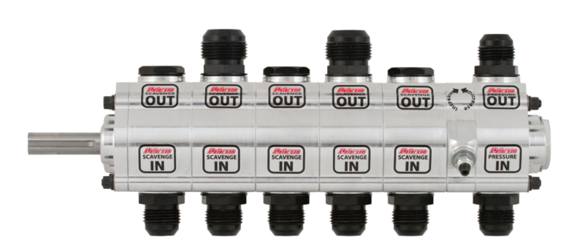 Picture of Peterson Fluid Systems R4 6-Stage Oil Pump - Left Side Mount - Rear Drive - Front Pressure