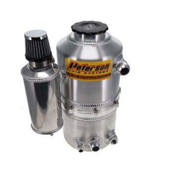 Picture of Peterson Fluid Systems Tank Drag 2.3 Gallon -16AN Single Return w/ Catch Can