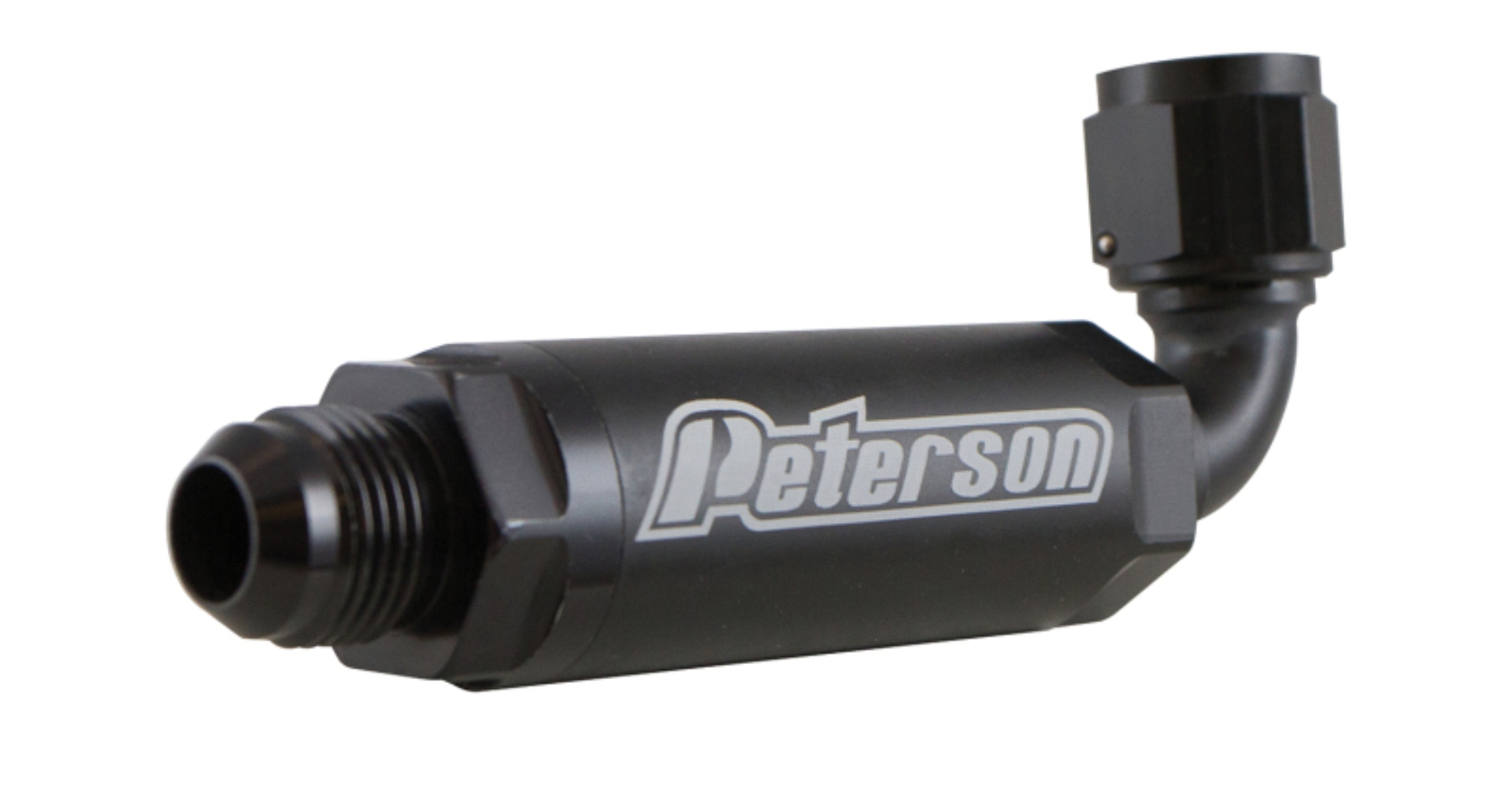 Picture of Peterson Fluid Systems Scavenge Filter -12AN 90 Degree