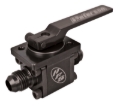 Picture of Peterson Fluid Systems Ball Valve Flange Mount -6AN /-6AN