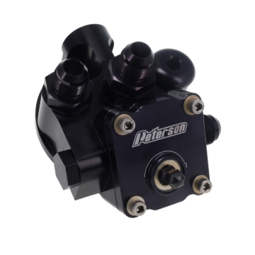 Picture of Peterson Fluid Systems Primer Filter Mount -10AN 1 1/2-12 - Right Side Inlet