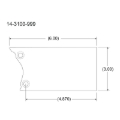 Picture of Peterson Fluid Systems Mount Blade Universal - Left Side