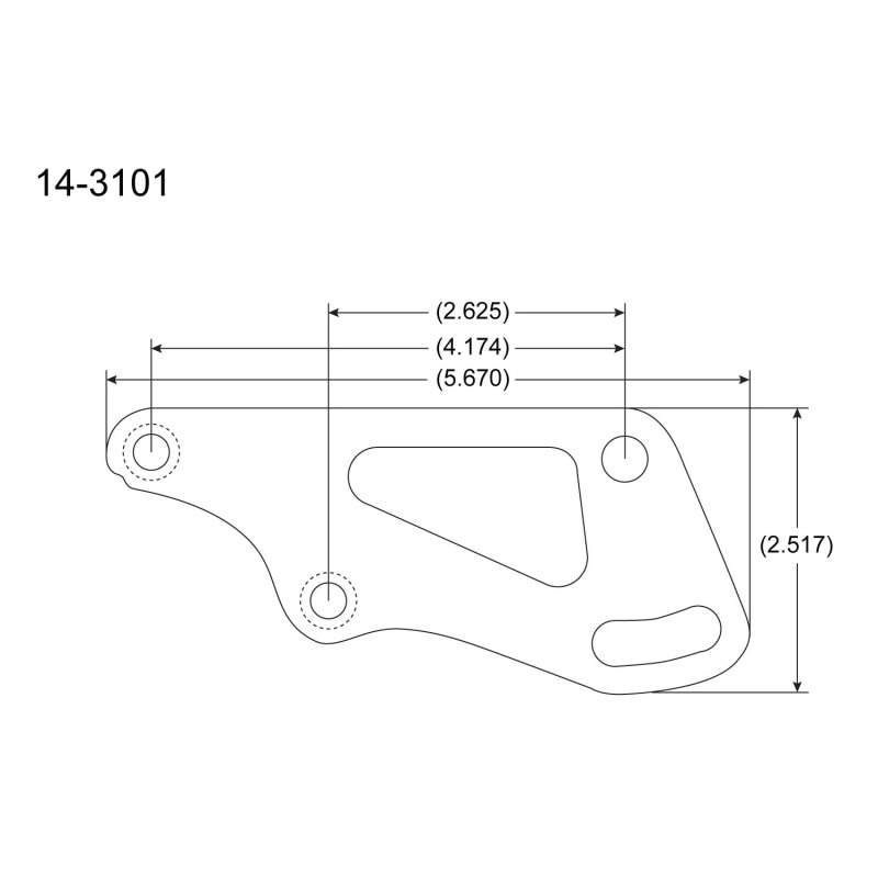 Picture of Peterson Fluid Systems PFS Mount Blades Right - 14-3101