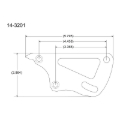 Picture of Peterson Fluid Systems Ford Small Block Mount Blade - Right Side