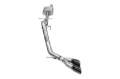 Picture of Corsa 2024-2025 Ford Ranger 3in Cat-Back Exhaust 4in Black PVD Pro-Series Slash Cut Twin Tip