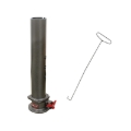Picture of Gen-Y Viking 4in Round Tube Gooseneck Static Hitch w/SnapLatch 2-5/16in Coupler 8.5K TW 30K