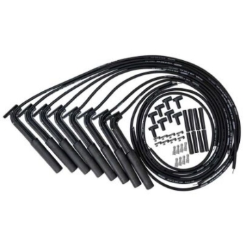 Picture of Moroso Universal Ultra 40 Long Handle Hemi Plug Ends Black Remote Coils Wire Set