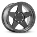 Picture of Mickey Thompson Open 5 Black Wheel - 20X9 5X5.5 BP 5in BS 0 Offset 108.1mm Bore - 274544