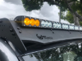 Picture of Cali Raised Dual Function Amber/White Led Light Bar Prinsu Mounting Bracket Kit - Wire Harness/Small