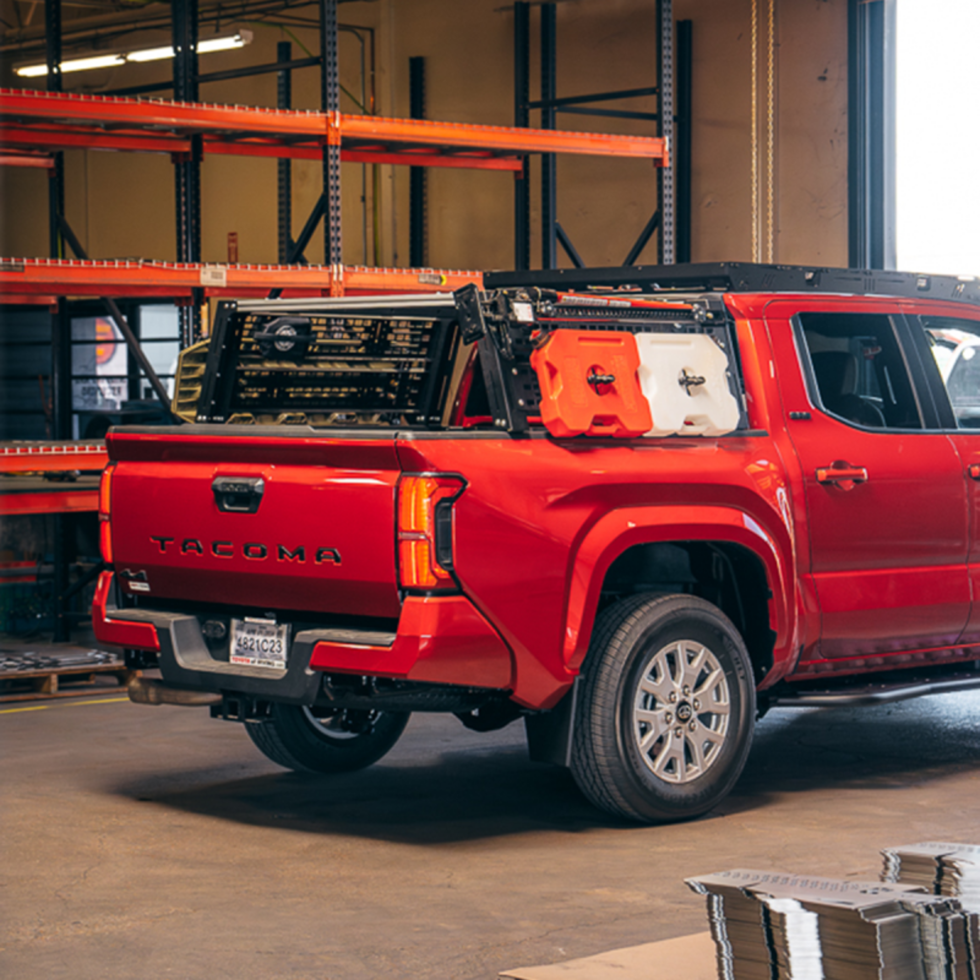 Picture of Cali Raised Overland Bed Rack For 2024+ Toyota Tacoma - Short Bed Low Profile Rack