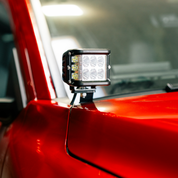 Picture of Cali Raised 2024+ Toyota Tacoma Ditch Light Bracket Kit - 2 27W Side Projecting Led Pods/No Switch
