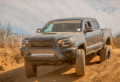 Picture of Cali Raised 05-15 Toyota Tacoma Low Profile Led Ditch Light Brackets Kit W/ Blue Backlight - Small