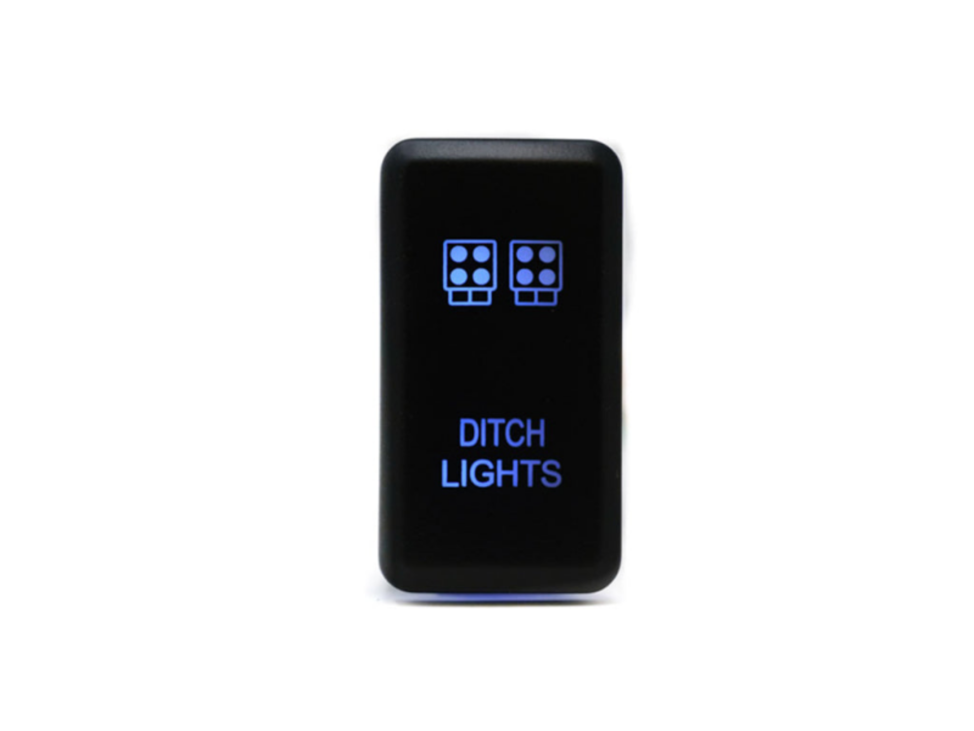 Picture of Cali Raised Tall Style Toyota Oem Style Ditch Lights Switch - Blue