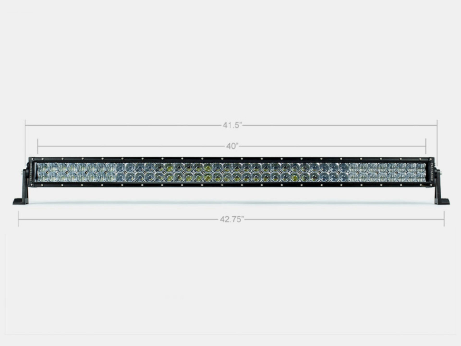 Picture of Cali Raised 42 Dual Row 5D Optic Osram Led Bar - Spot