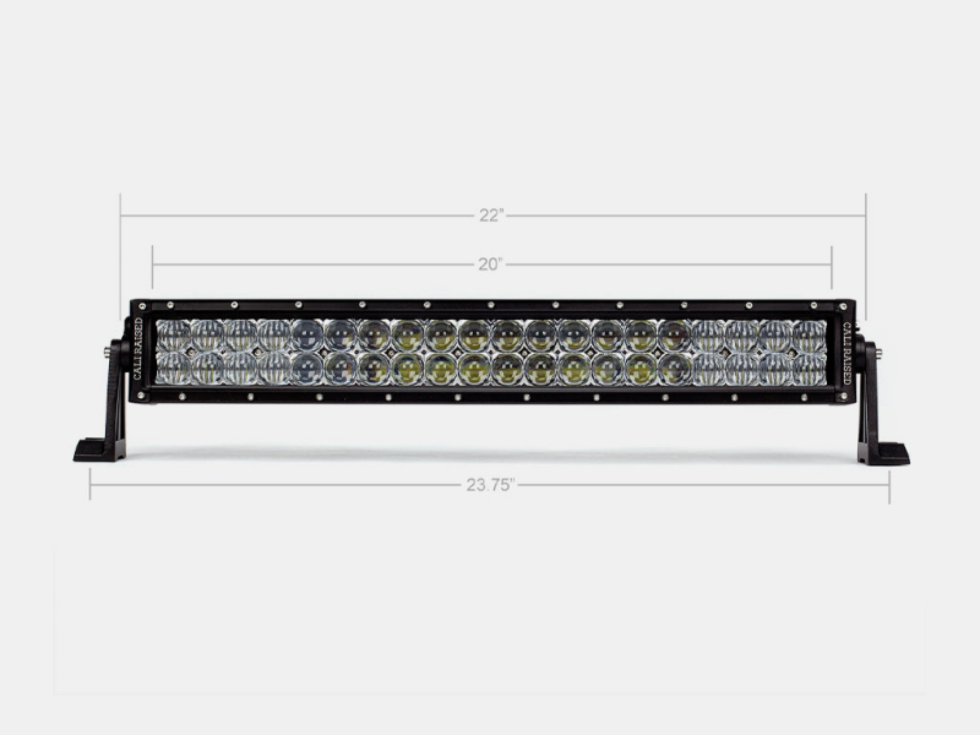 Picture of Cali Raised 22 Dual Row 5D Optic Osram Led Bar - Combo