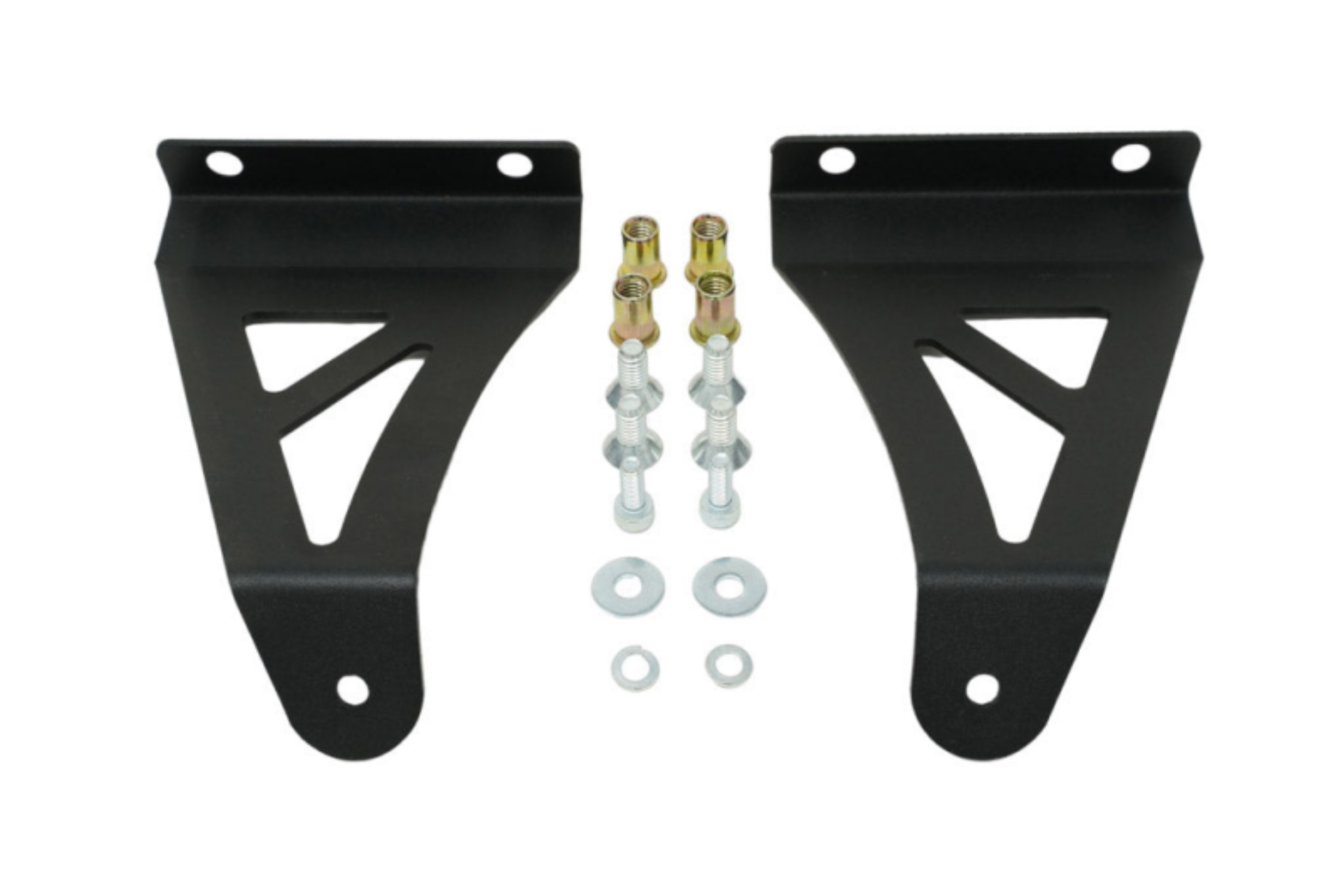 Picture of Cali Raised 2007-2021 Toyota Tundra 52 Curved Led Light Bar Roof Mounting Brackets