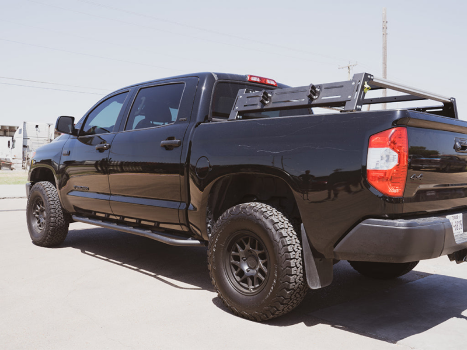 Picture of Cali Raised 14-24 Toyota Tundra Overland Bed Rack - Long Bed Low Profile Rack