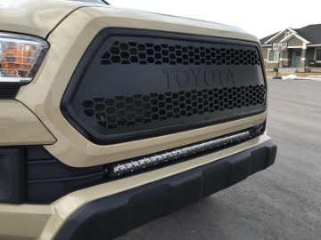 Picture of Cali Raised 2016-2023 Toyota Tacoma 32In Lower Bumper Flush Light Kit - Single Light Bar/No Switch