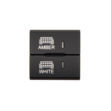 Picture of Cali Raised Square Style Dual Function Toyota Oem Style Amber & White Switch