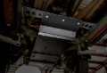 Picture of Cali Raised 16-23 Toyota Tacoma Transfer Case Skid Plate /No Manual Transmission/Aluminum/PwdrCoate