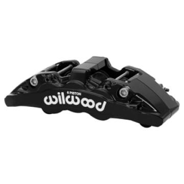 Picture of Wilwood Caliper-Aero4 - Black 1.75/1.62in Pistons 1.25in Disc