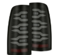 Picture of AlphaRex 99-06 Chevrolet Silverado/99-06 GMC Sierra LUXX-Series LED Tail Lights - Black