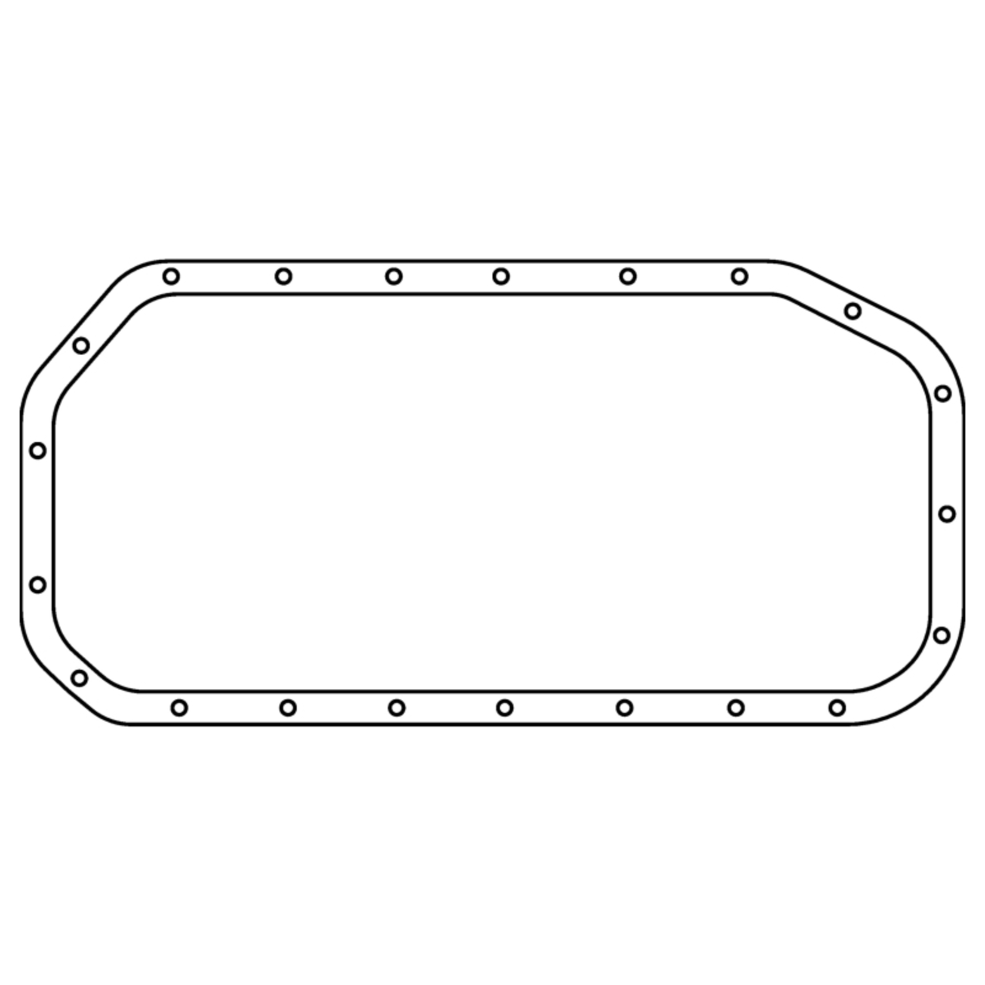 Picture of Cometic Gasket BMW M10B18/M10B20/S14B20 .062in Fiber Oil Pan Gasket - Upper