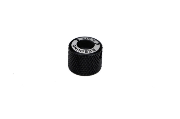 Picture of Ridetech Short Rebound Knob for HQ Shocks - Aluminum - Black