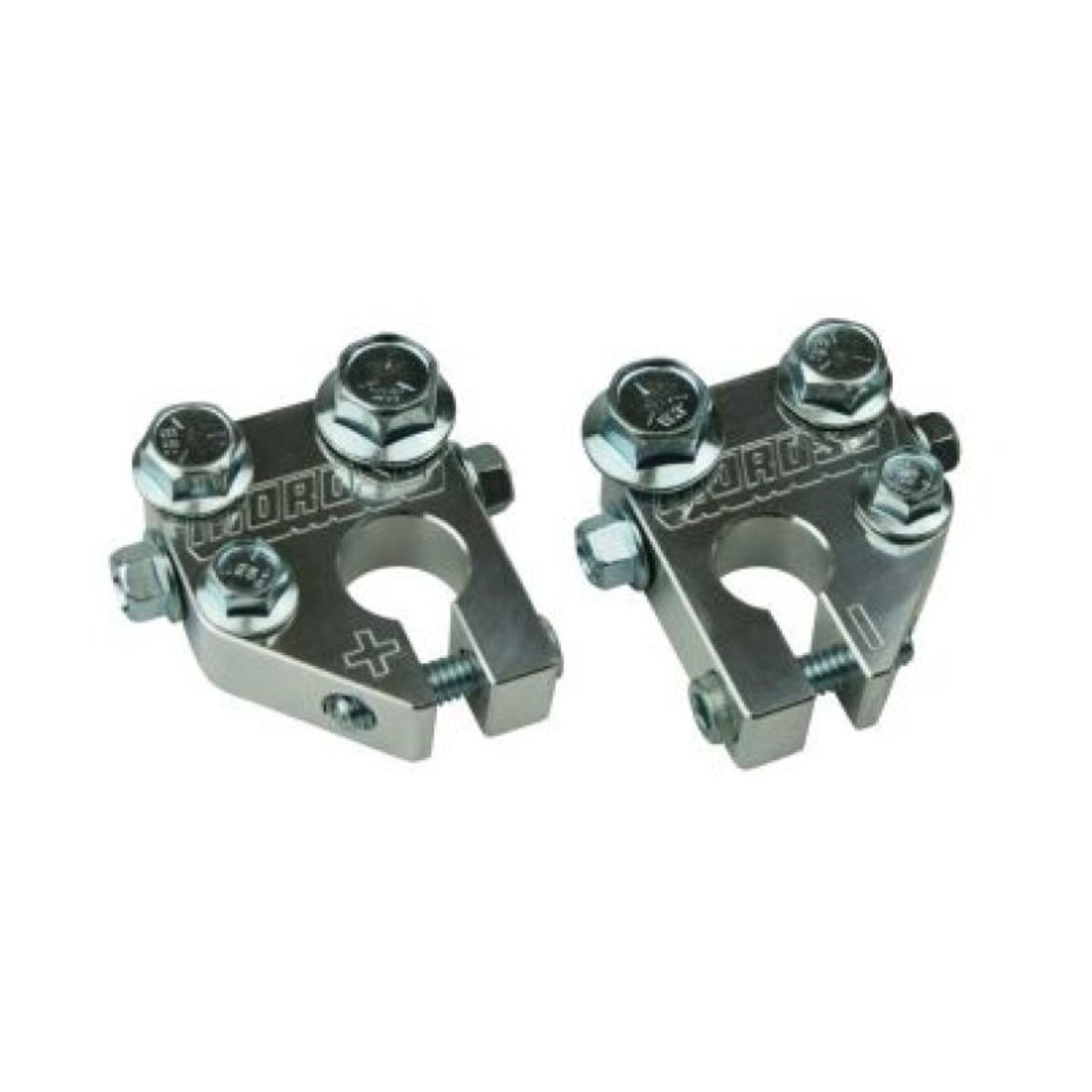 Picture of Moroso 1GA Wire 3/8in Dia Stud Crimp/Solder Battery Cable Terminal Kit (2 Pack)