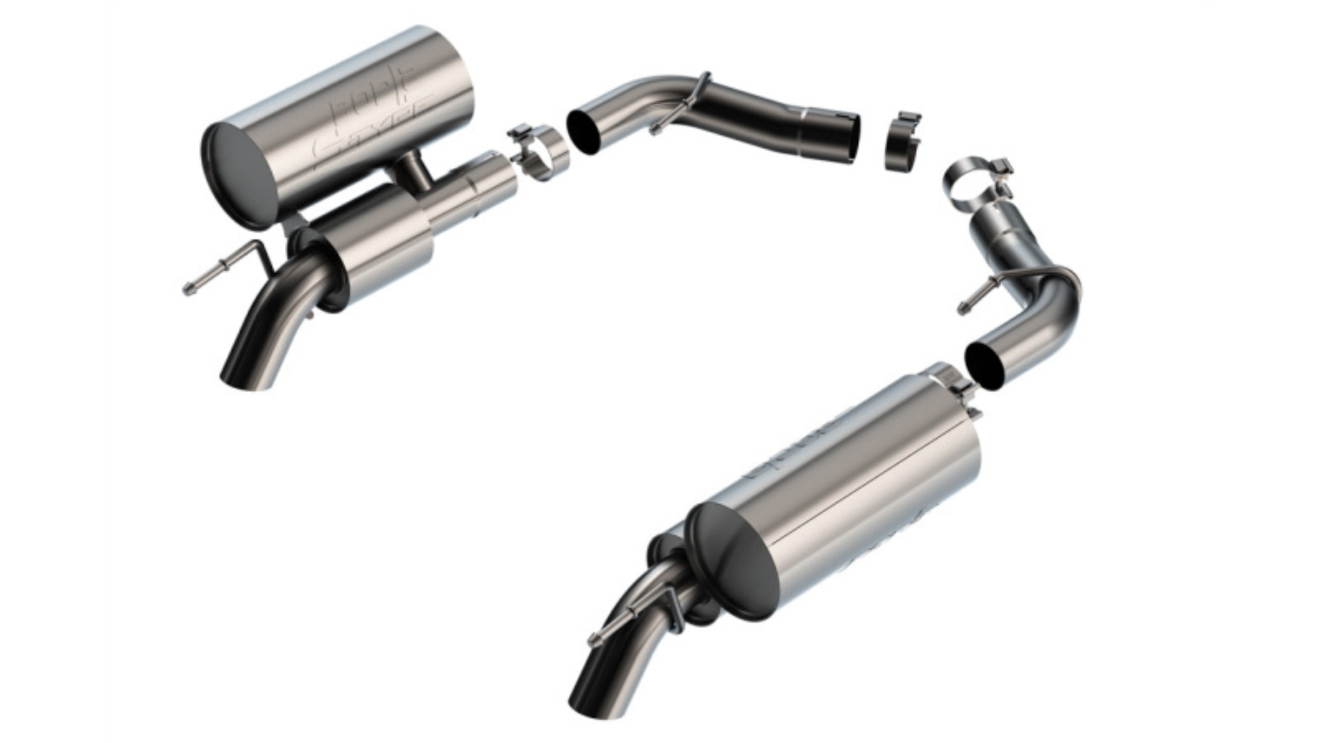 Picture of Borla 22-23 Jeep Grand Wagoneer 6.4L V8 2.75in S-TYPE SR Turndown Tip Axleback Exhaust