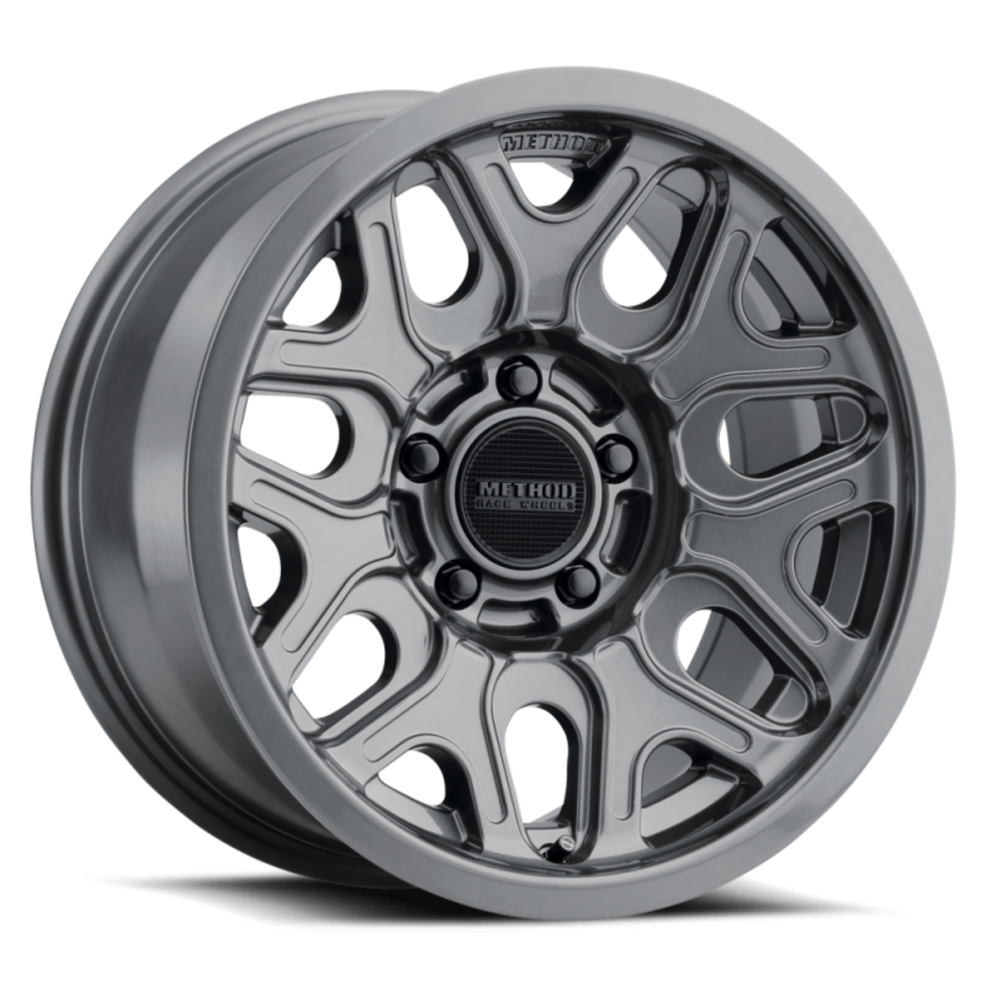 Picture of Method MR322 17x8.5 / 5x5 BP / 0ET / 4.72in BS / 71.5mm CB - Gloss Titanium Wheel