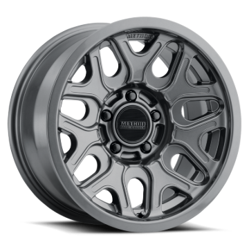 Picture of Method MR322 17x8.5 / 5x5 BP / 0ET / 4.72in BS / 71.5mm CB - Gloss Titanium Wheel
