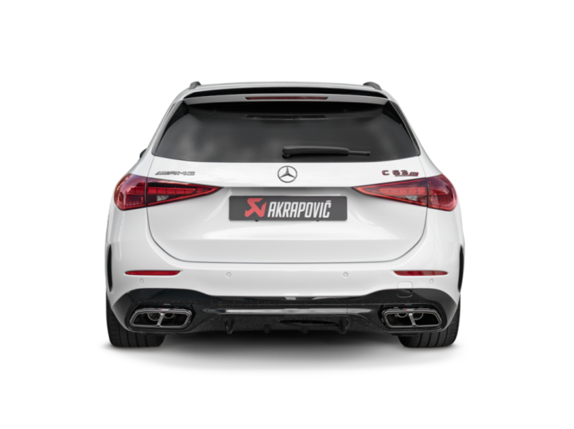 Picture of Akrapovic Mercedes-AMG C 63 S E Performance (W206, S206) - Slip-On Line (Titanium)