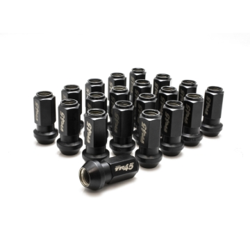 Picture of Wheel Mate Muteki TR45 Open End Lug Nuts - Black Chrome - 12x1.50 - 45mm