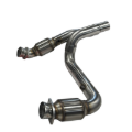 Picture of Kooks 2023+ Cadillac Escalade V 3in H.O. GREEN Catted Conn. Pipes (Req. Kooks Headers)