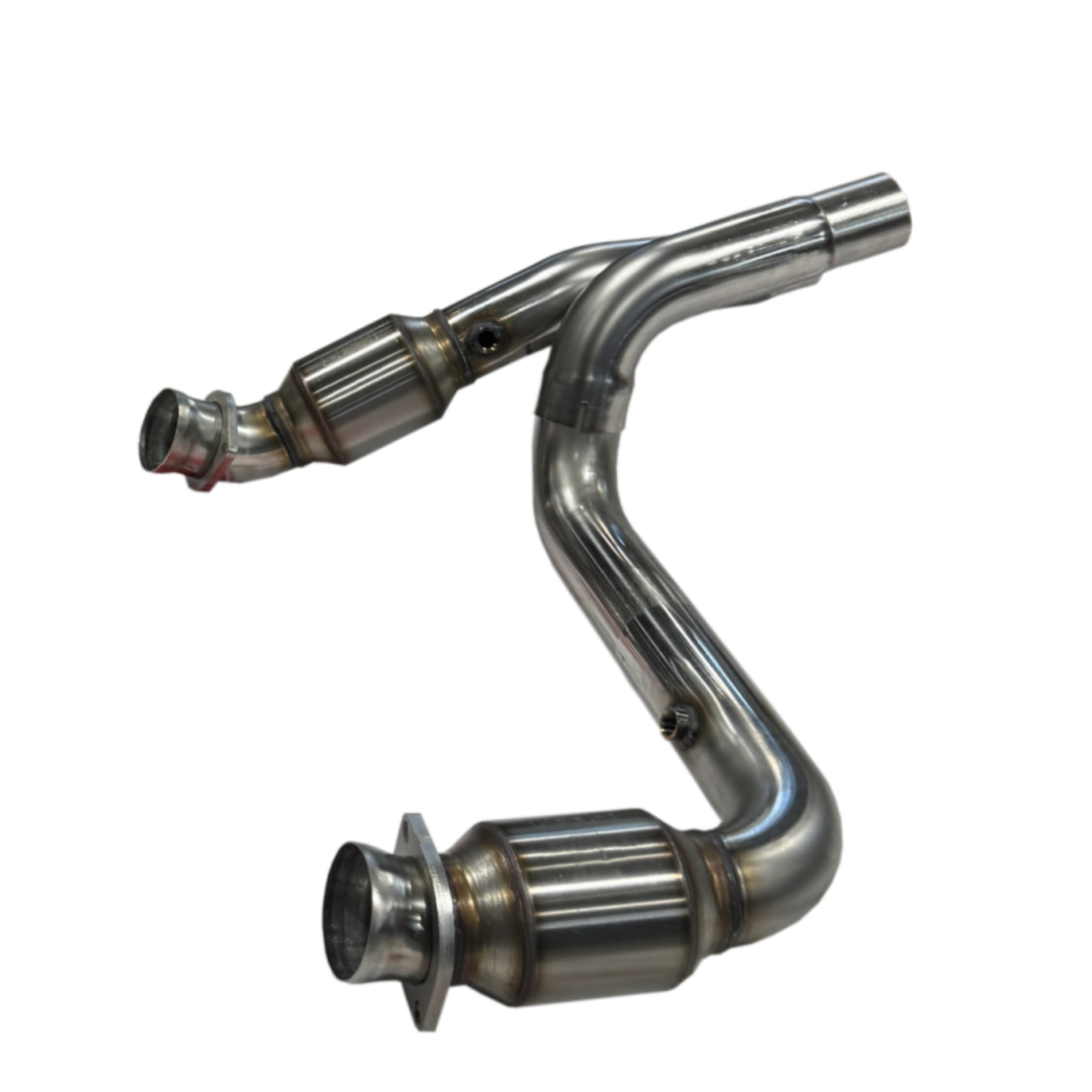 Picture of Kooks 2023+ Cadillac Escalade V 3in H.O. GREEN Catted Conn. Pipes (Req. Kooks Headers)