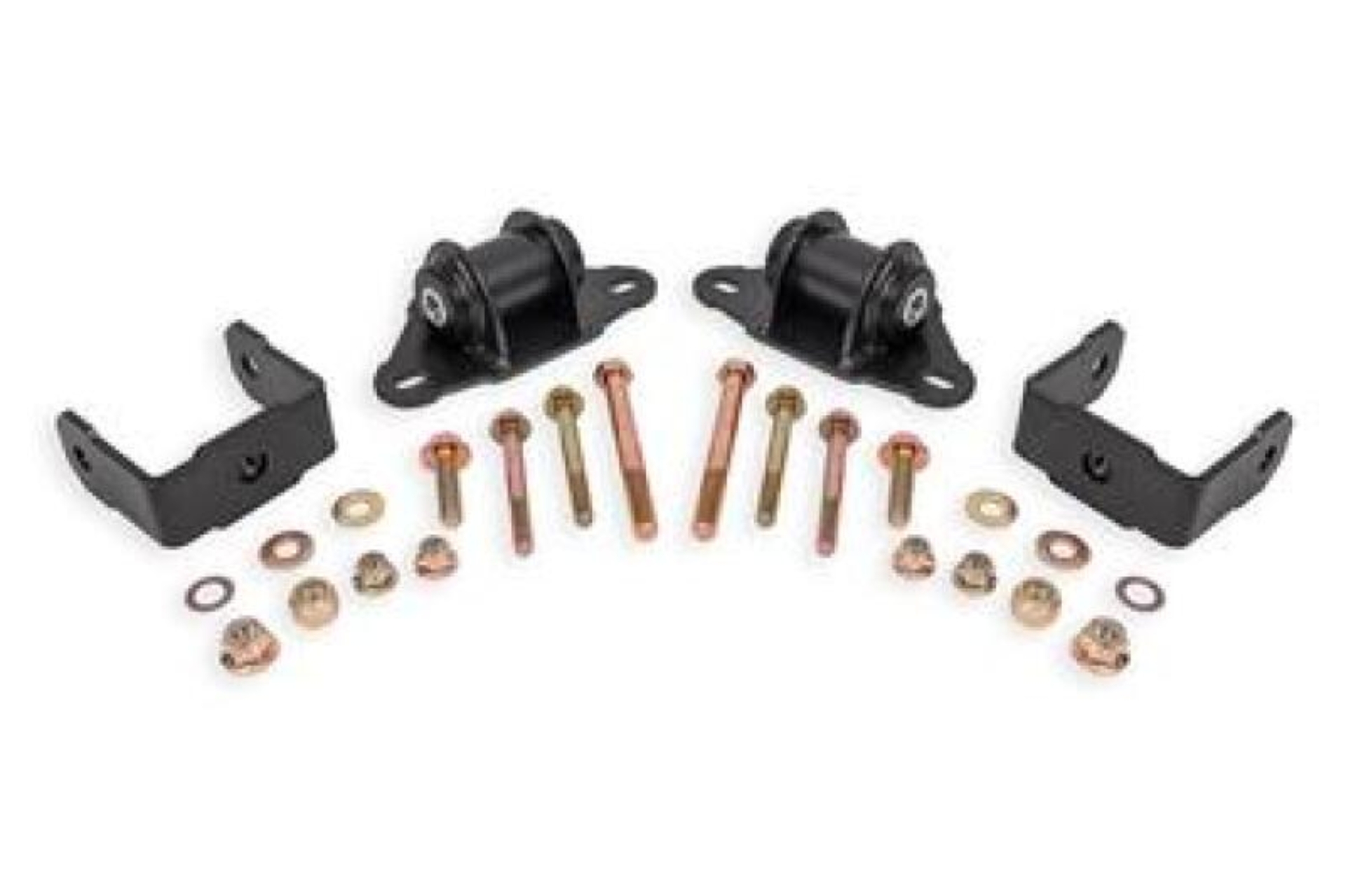 Picture of BMR 14-19 Chevrolet Corvette Transmission/Differential Mount - Black Hammertone