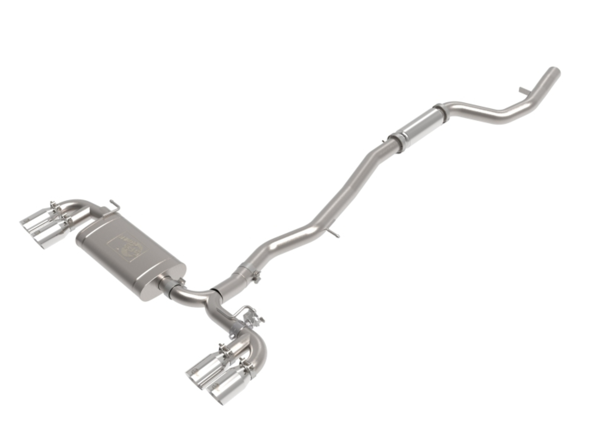 Picture of aFe 19-24 BMW Z4 M40i (G29) L6-3.0L (t) B58 MACH Force-Xp 3in to 2-1/2in SS CB Exhaust - Polished