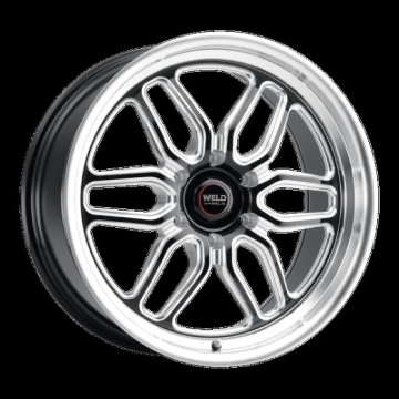 Picture of Weld 20x10 Laguna 6 Drag 6x135 ET38 BS 6.99 Gloss Black 87.1