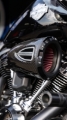 Picture of Performance Machine 17-23 Touring, 18-24 107/114/117 CI Softail C4 Series Air Cleaner - CF/Black Ops