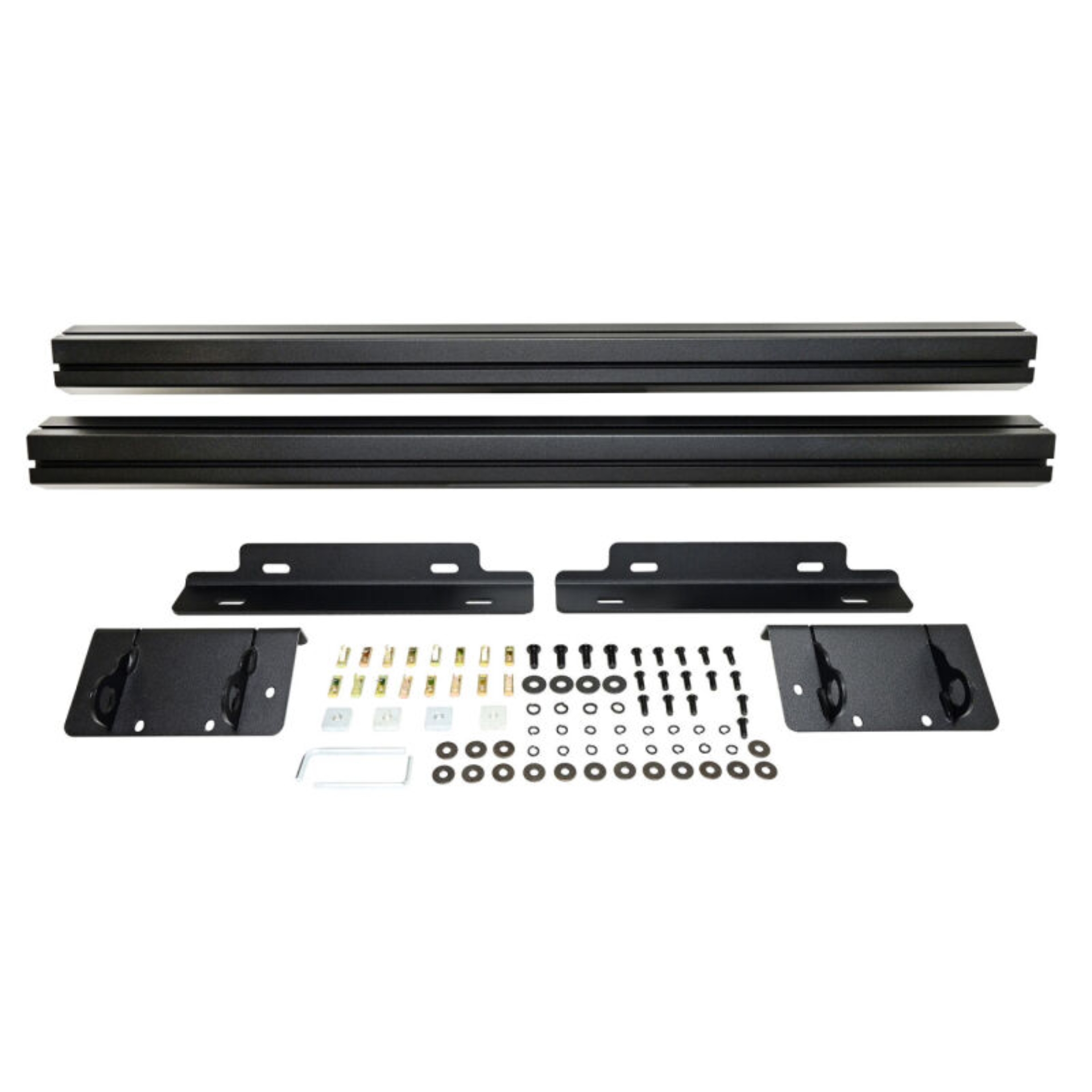 Picture of Westin 19-24 Mercedes-Benz Sprinter w/ 170in WB Mesa Roof Rack EXTENSION ONLY - Tex. Blk