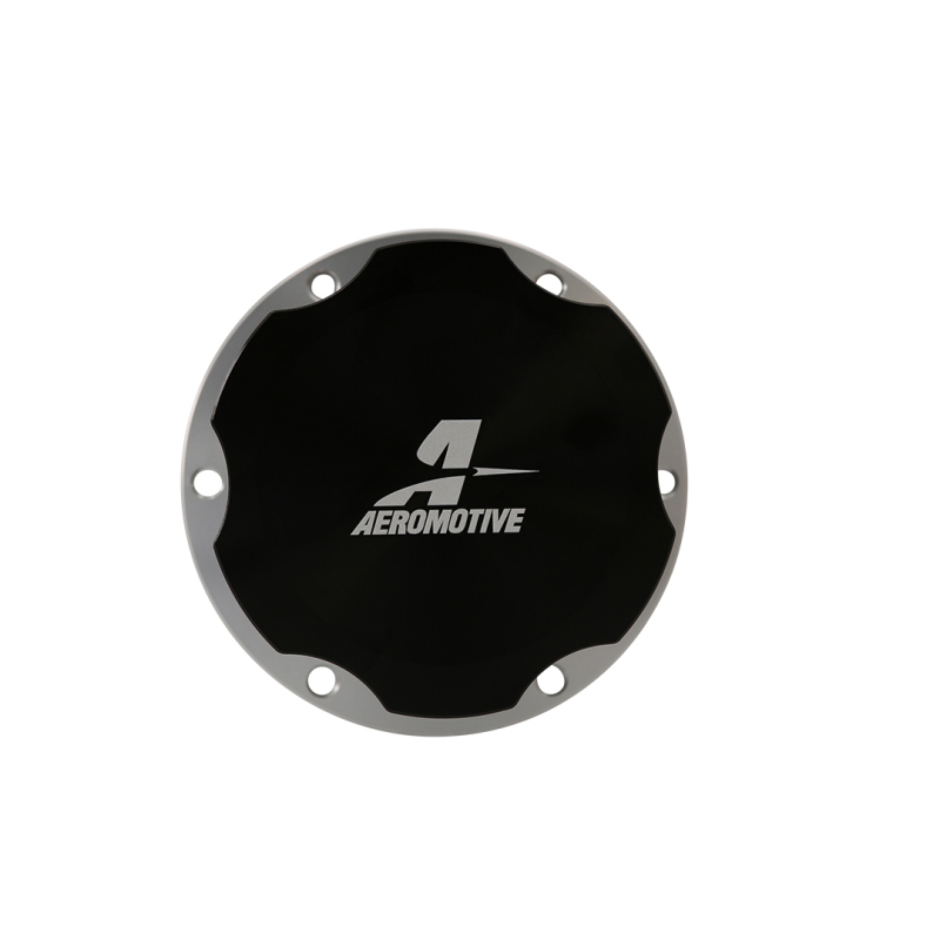 Picture of Aeromotive Fill Cap - Screw-On - 3in - Flanged - 6-Bolt - Black