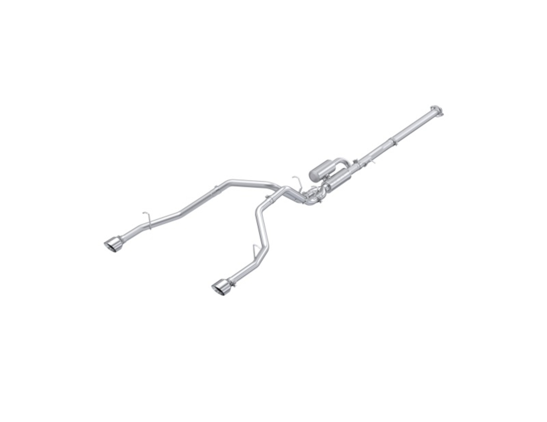 Picture of MBRP 2025+ RAM 1500 3.0L Pro Series 3.0in Cat-Back Dual Rear Exit Exhaust - T304 Stainless