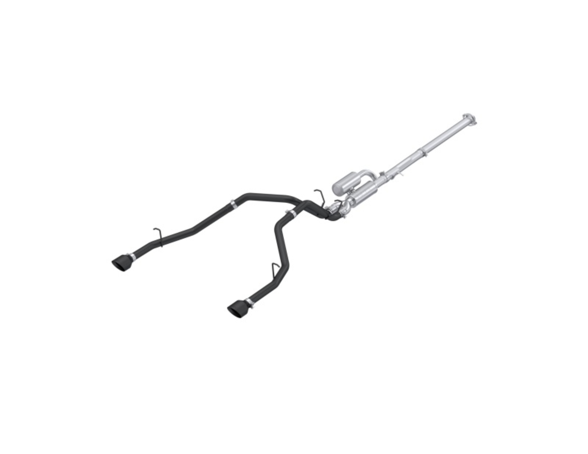 Picture of MBRP 2025+ RAM 1500 3.0L BLK Series 3.0in Cat-Back Dual Rear Exit Exhaust