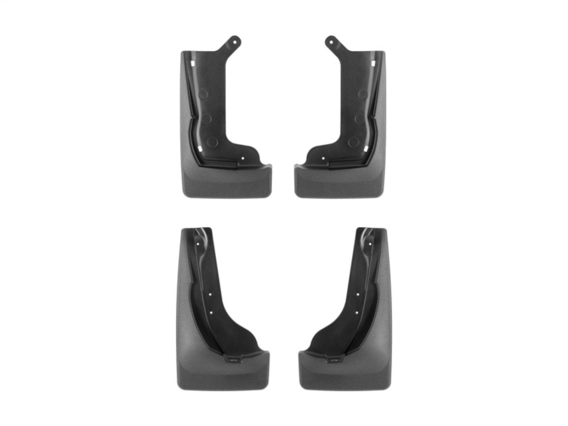 Picture of WeatherTech 23-25 Honda Pilot No Drill Front & Rear MudFlaps - Black