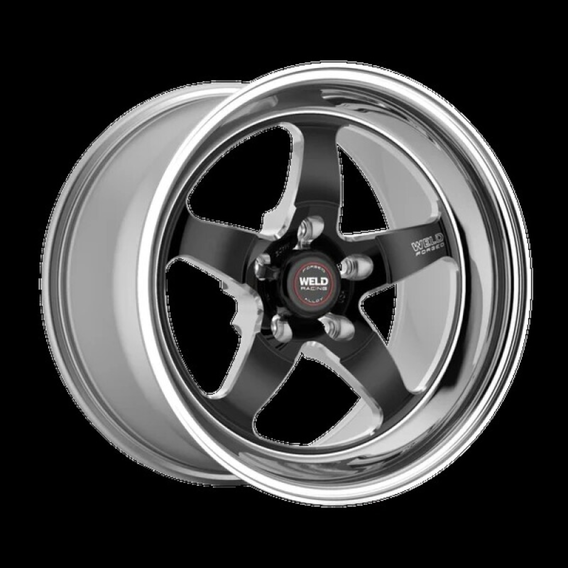 Picture of Weld S7118X10.5 / 5x4.5 BP / 5.7in. BS Black Wheel (Low Pad) - Non-Beadlock