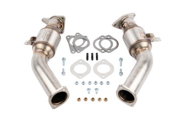 Picture of AMS Performance VR30DDTT Street Lower Downpipes w/GESI Catalytic Converter