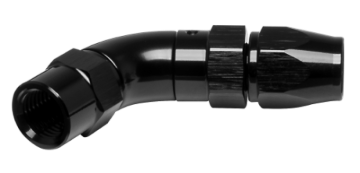 Picture of Vibrant -3AN 45 Degree High Flow Hose End Fitting for PTFE Lined Flex Hose - Aluminum
